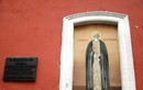Фреска прп. Сергия на стене Сергиевского придела храма свт. Николая
