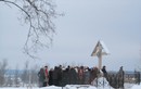 Крест на месте церкви прп. Сергия. Киржачский монастырь.