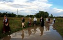 Дорога в село Сафарино после ливня