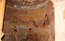 Сохранившиеся фрески внутри колокольни