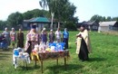 Молебен у Знаменской церкви. Пашутино